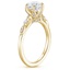 18K Yellow Gold Rochelle Diamond Ring, smallside view