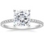 PT Moissanite Luxe Ballad Diamond Ring (1/4 ct. tw.), smalltop view