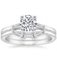 Platinum Tapered Baguette Diamond Bridal Set