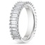 18K White Gold Lina Baguette Diamond Ring (1 7/8 ct. tw.), smallside view