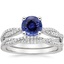 18KW Sapphire Petite Luxe Twisted Vine Bridal Set (1/2 ct. tw.), smalltop view