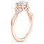 14K Rose Gold Willow Diamond Ring (1/8 ct. tw.), smallside view