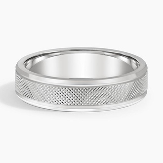 Maverick 5.5mm Wedding Ring in Platinum