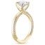 18K Yellow Gold Charlotte Diamond Ring, smallside view