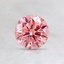 0.61 Ct. Fancy Intense Pink Round Lab Created Diamond