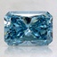 2.13 Ct. Fancy Vivid Blue Radiant Lab Created Diamond