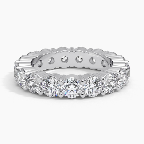 Noémie The Lab Grown One Carat Diamond Eternity Band Ring | Size 4.5