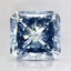 2.07 Ct. Fancy Vivid Blue Radiant Lab Created Diamond