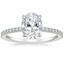 18K White Gold Viviana Diamond Ring (1/4 ct. tw.), smalltop view