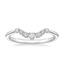 18K White Gold Aria Contoured Diamond Ring (1/6 ct. tw.), smalltop view