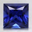 8mm Princess Blue Lab Grown Sapphire