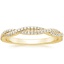 18K Yellow Gold Petite Luxe Twisted Vine Diamond Ring (1/4 ct. tw.), smalltop view