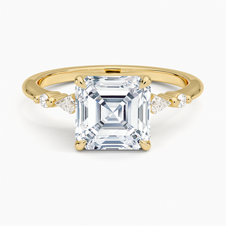 18K Yellow Gold Soraya Diamond Ring