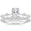 18K White Gold Aimee Diamond Ring with Marseille Diamond Ring (1/3 ct. tw.)