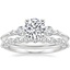 Platinum Cascade Diamond Ring with Marseille Diamond Ring (1/3 ct. tw.)