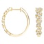 18K Yellow Gold Luxe Baguette Diamond Cluster Hoop Earrings (1/2 ct. tw.), smalladditional view 1