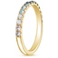 18K Yellow Gold Coastal Ombre Ring, smallside view