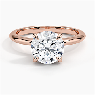 14K Rose Gold Elodie Solitaire Ring