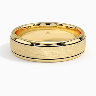 Everett 6mm Wedding Ring in 18K Yellow Gold