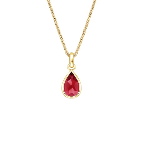 ruby locket pendant