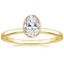 Oval 18K Yellow Gold Noemi Ring