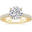 18K Yellow Gold Sienna Diamond Ring (3/8 ct. tw.), smalltop view