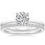 18K White Gold Katerina Diamond Ring with Ballad Diamond Ring (1/6 ct. tw.)
