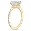18K Yellow Gold Luxe Aria Diamond Ring (1/3 ct. tw.), smallside view