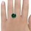 13mm Round Lab Grown Emerald, smalladditional view 1