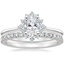Platinum Sol Diamond Ring with Bliss Diamond Ring (1/5 ct. tw.)