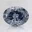 1.22 Ct. Fancy Deep Blue Oval Lab Created Diamond
