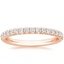 14K Rose Gold Amelie Diamond Ring (1/3 ct. tw.), smalltop view