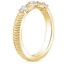 18K Yellow Gold Jade Trau Portica Diamond Ring, smallside view