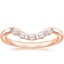 Rose Gold Staccato Baguette Diamond Contour Ring