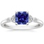 18KW Sapphire Verbena Diamond Ring, smalltop view