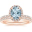 14KR Aquamarine Waverly Diamond Bridal Set (2/3 ct. tw.), smalltop view