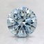 1.22 Ct. Fancy Blue Round Lab Grown Diamond