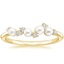 Yellow Gold Cultured Pearl and Diamond Ring 