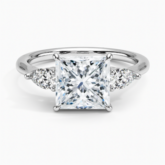 Opera Three Stone Diamond Ring - Brilliant Earth