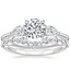 18K White Gold Adorned Opera Diamond Ring (1/2 ct. tw.) with Curved Versailles Diamond Ring