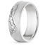18K White Gold Coast Wedding Ring, smallside view