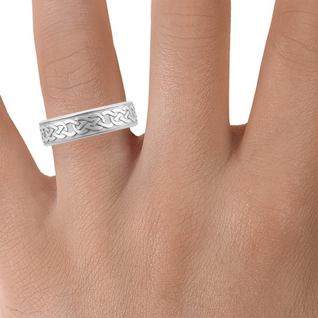Norse silver Urnes rings | Viking wedding ring – WikkedKnot jewelry