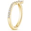 18K Yellow Gold Luxe Lunette Diamond Ring (1/3 ct. tw.), smallside view