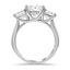 Three Stone Princess Diamond Ring, smallview