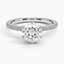 Moissanite Bliss Diamond Ring (1/6 ct. tw.) in 18K White Gold