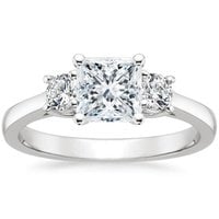 Custom Trillion Trellis Diamond Ring | Brilliant Earth