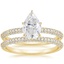18KY Moissanite Valencia Diamond Bridal Set (5/8 ct. tw.), smalltop view