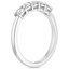 Platinum Classic Five Stone Diamond Ring (1/2 ct. tw.), smallside view