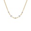 Round and Marquise Diamond Necklace 
