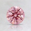 0.79 Ct. Fancy Intense Pink Round Lab Created Diamond